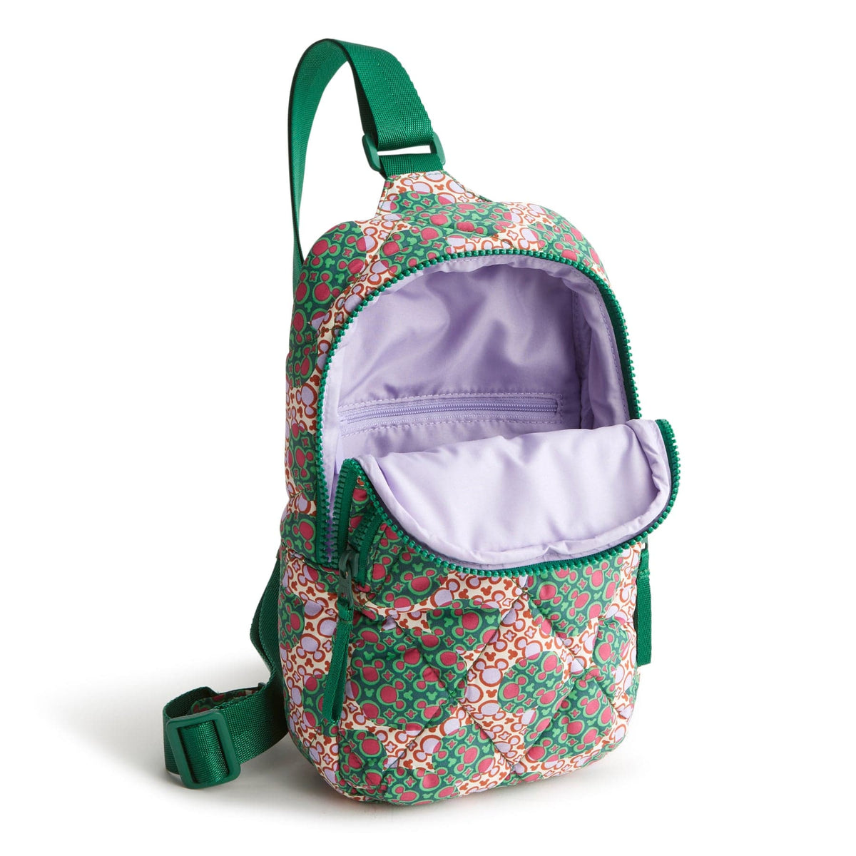 Disney Lorman Sling Backpack in Mickey Mouse Kaleidoscope Lavender