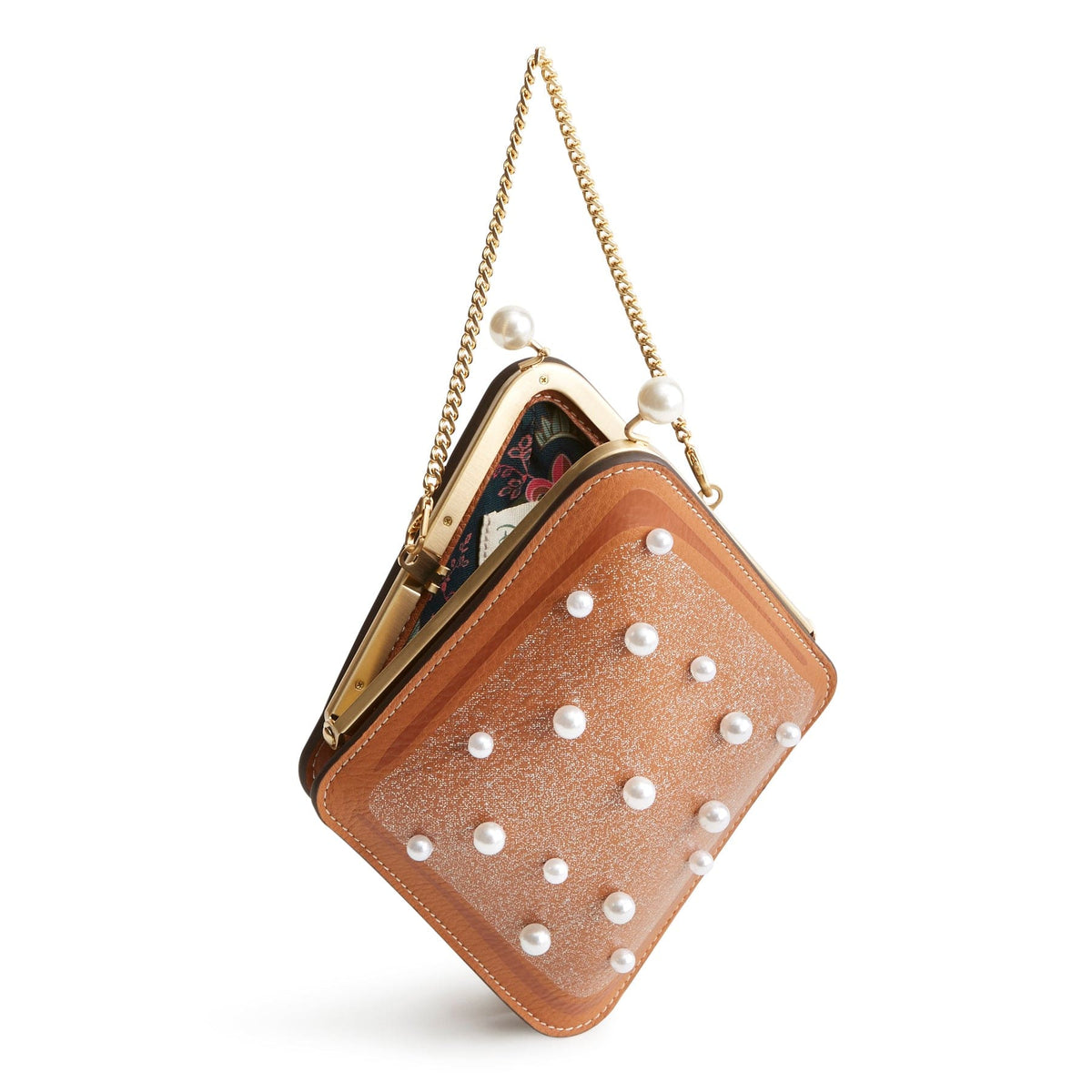 Disney Beignet Frame Bag in Tiana Beignet Roasted Pecan