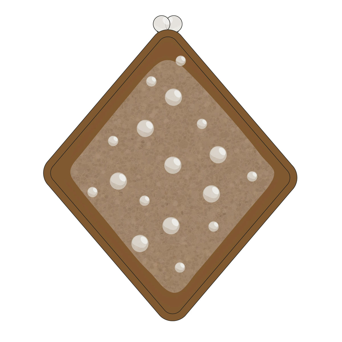 Disney Beignet Frame Bag in Tiana Beignet Roasted Pecan