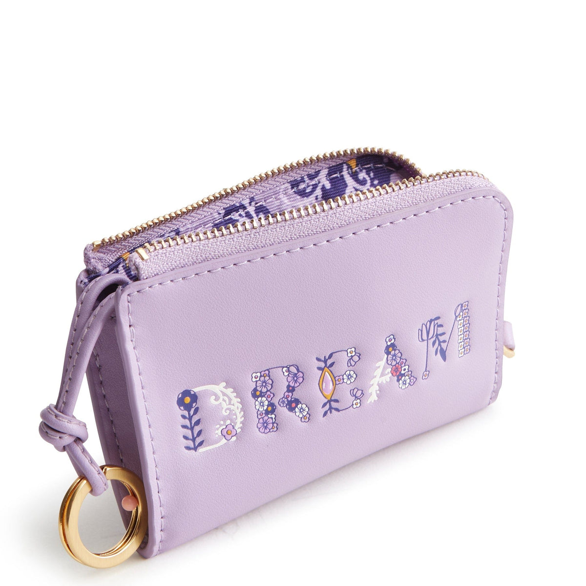 Disney Zip Card Pouch in Rapunzel on Purple Rhapsody