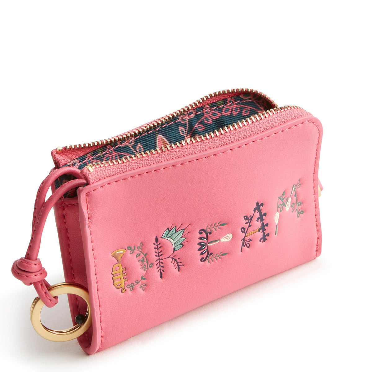 Disney Zip Card Pouch in Tiana on Fruit Dove