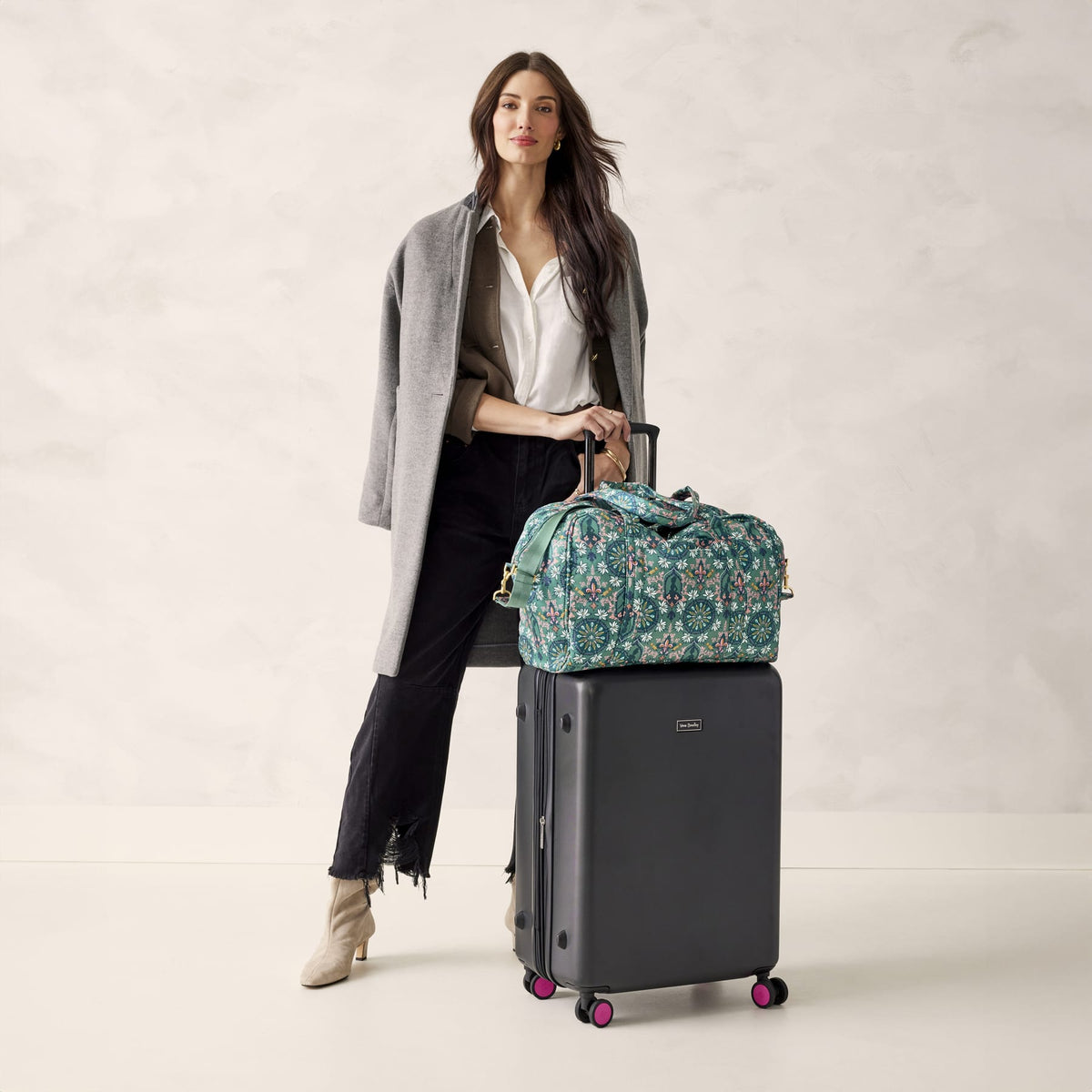 Disney Miramar Weekender Travel Bag in Tiana Silhouette Medallion