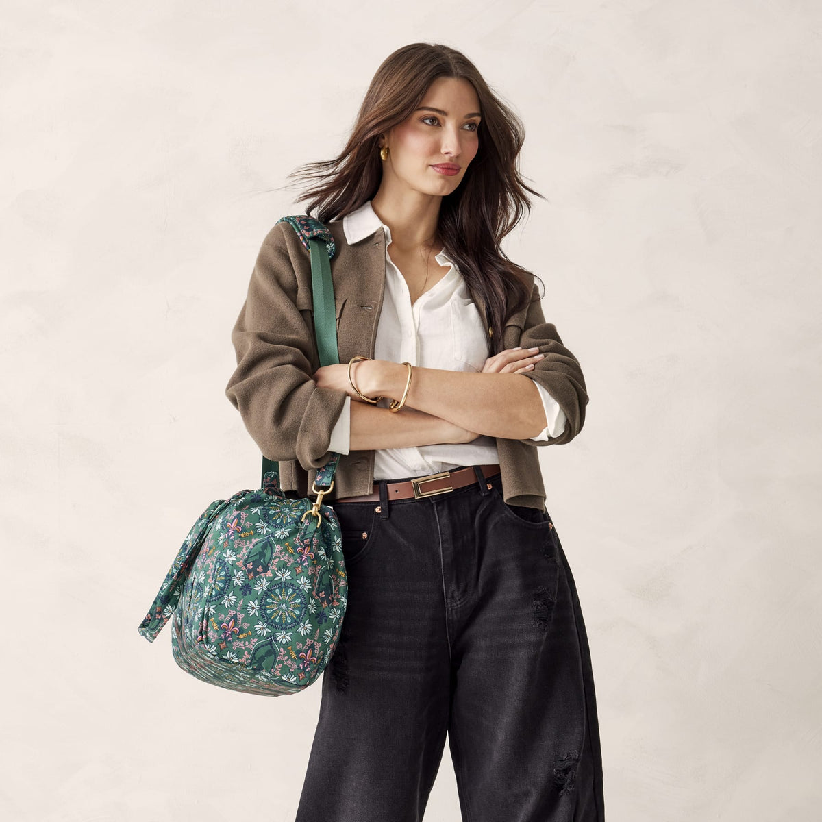 Disney Miramar Weekender Travel Bag in Tiana Silhouette Medallion