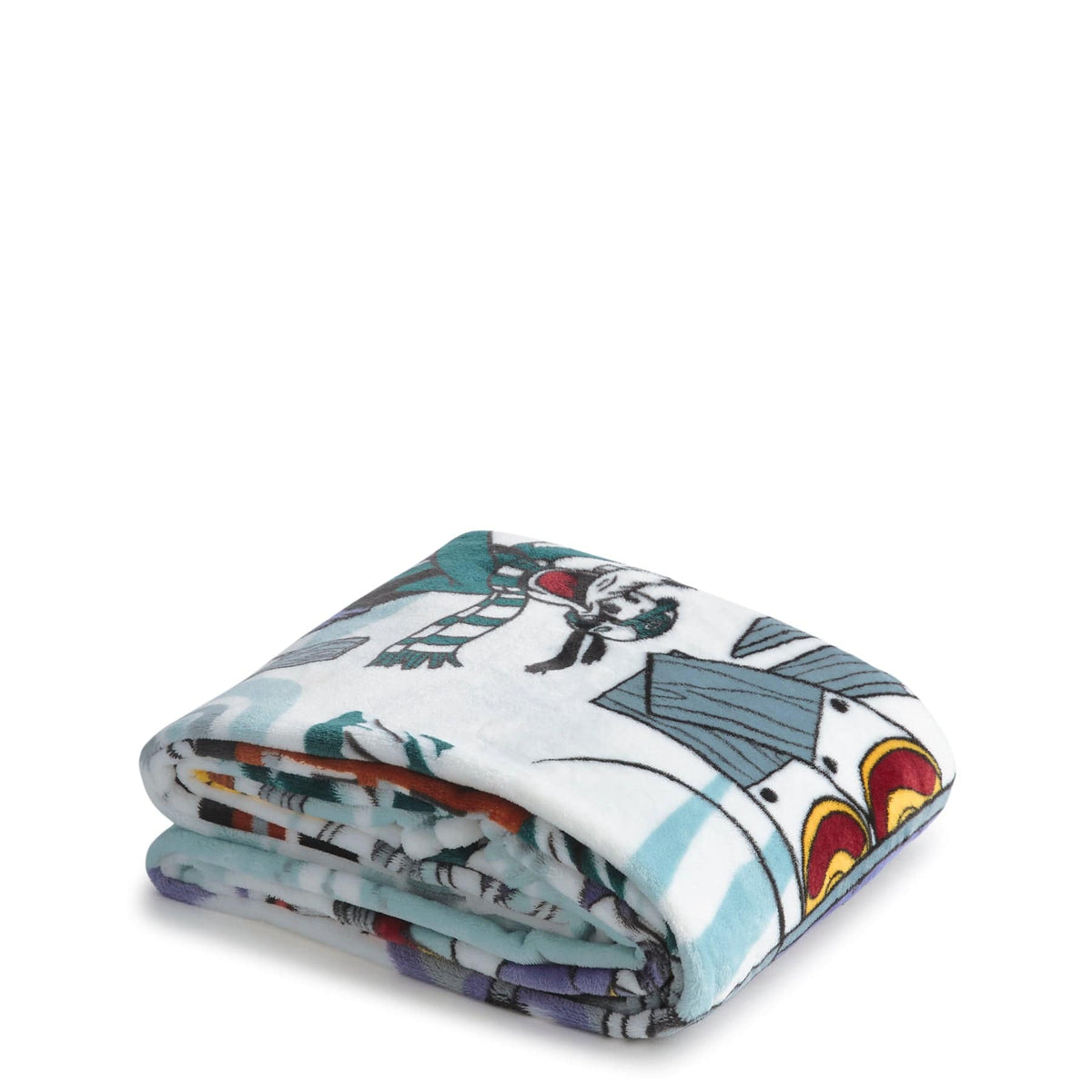Disney Plush Throw Blanket in Ski Weekend Mickey and Friends