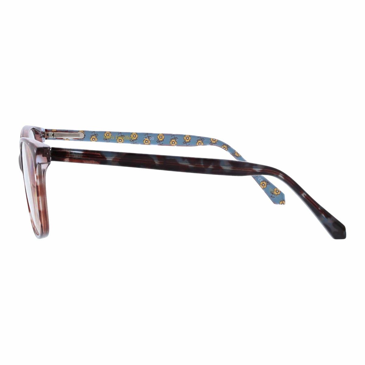 Tensas Blue Light Reader Glasses in Tiny Poppy Cerulean