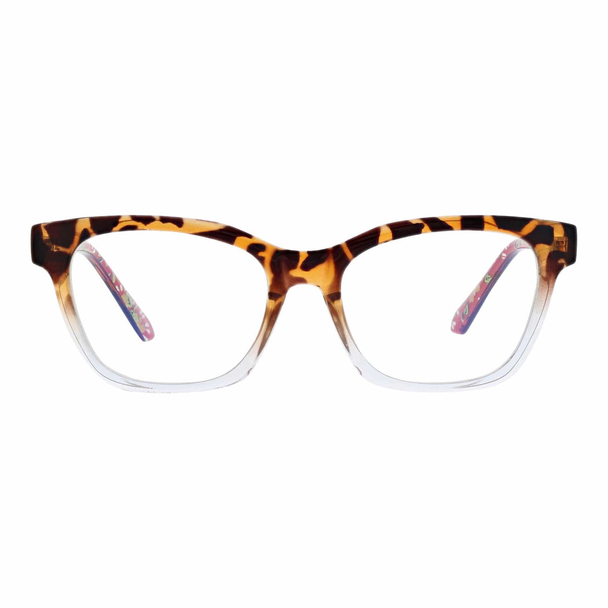 Pherrins Blue Light Reader Glasses in Garden Paisley