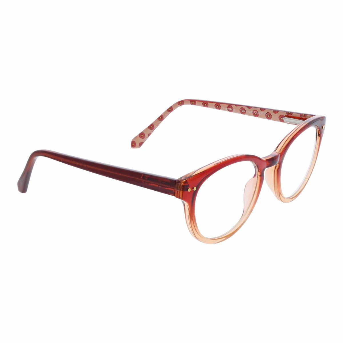 Sheyenne Blue Light Reader Glasses in Tiny Poppy Ditsy