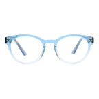 Sheyenne Blue Light Reader Glasses in Tiny Poppy Cerulean