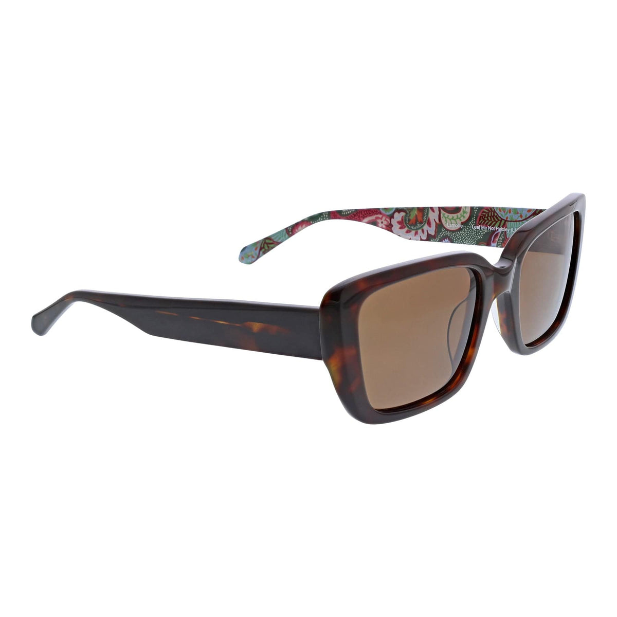 Lamoille Polarized Sunglasses in Leaf Me Not Paisley