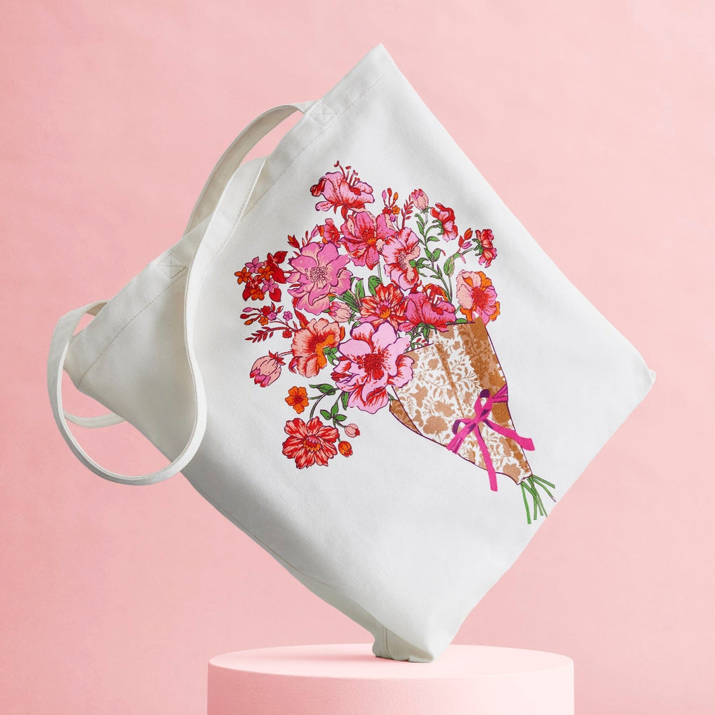 Woodlark Tote Bag in Flourishing Garden Bouquet