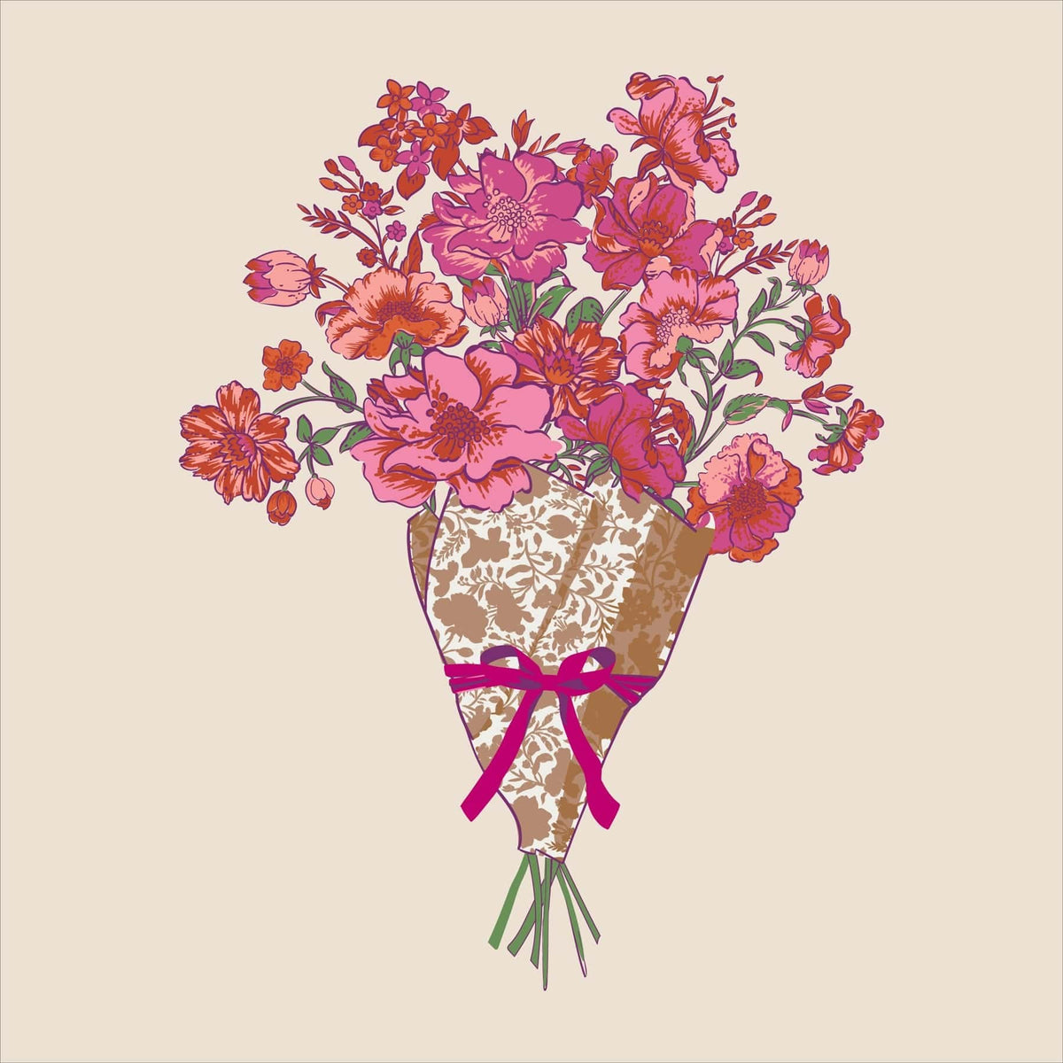 Woodlark Tote Bag in Flourishing Garden Bouquet