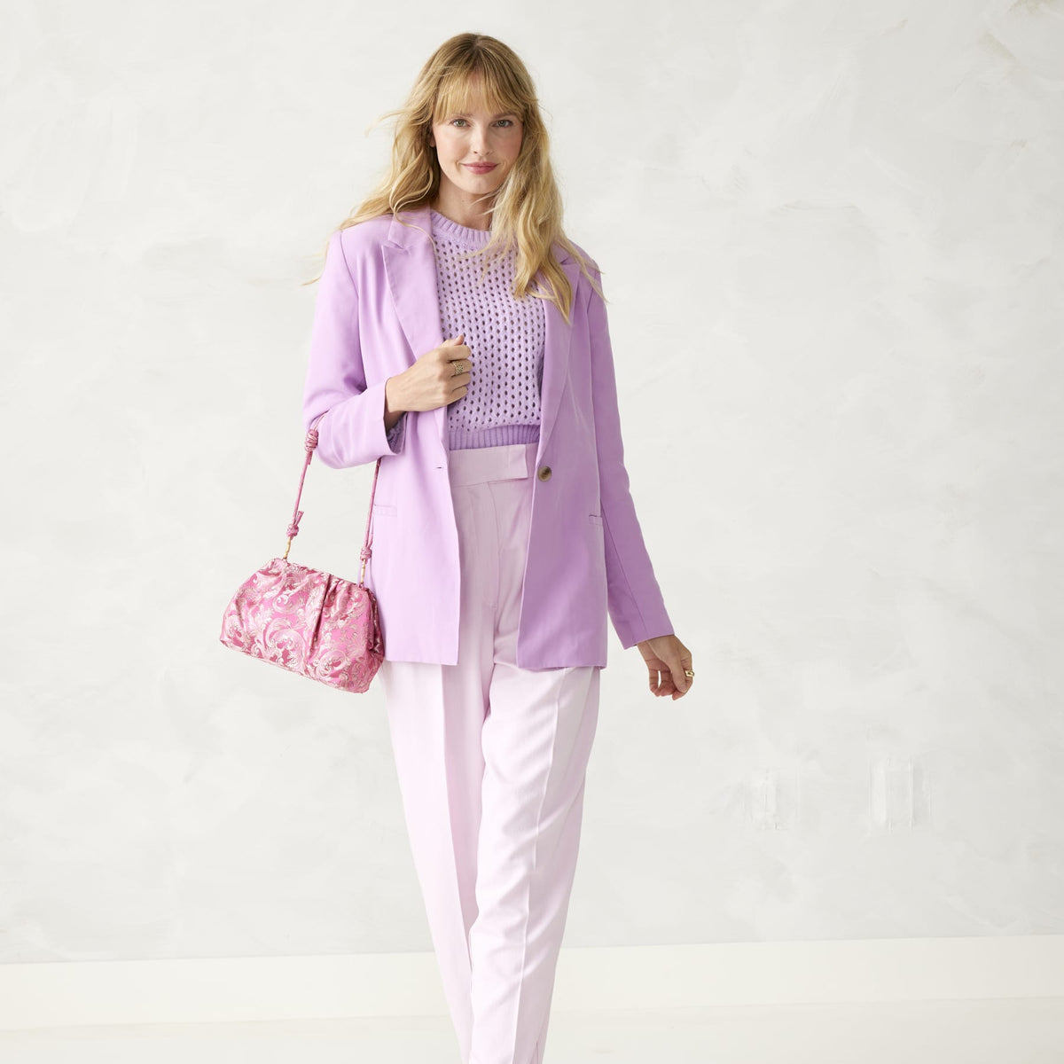 Wicked Taber Dumpling Bag in Positively Pink