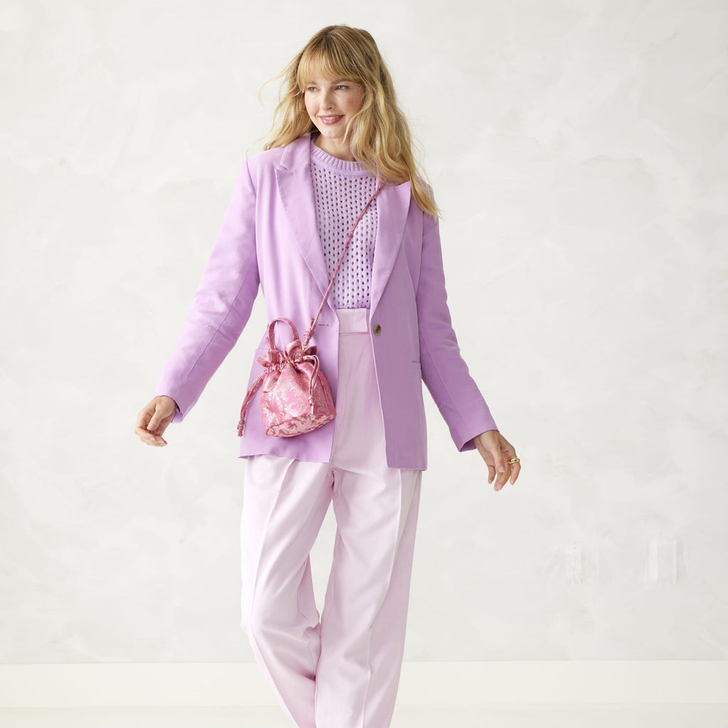 Wicked Tilden Drawstring Crossbody in Positively Pink