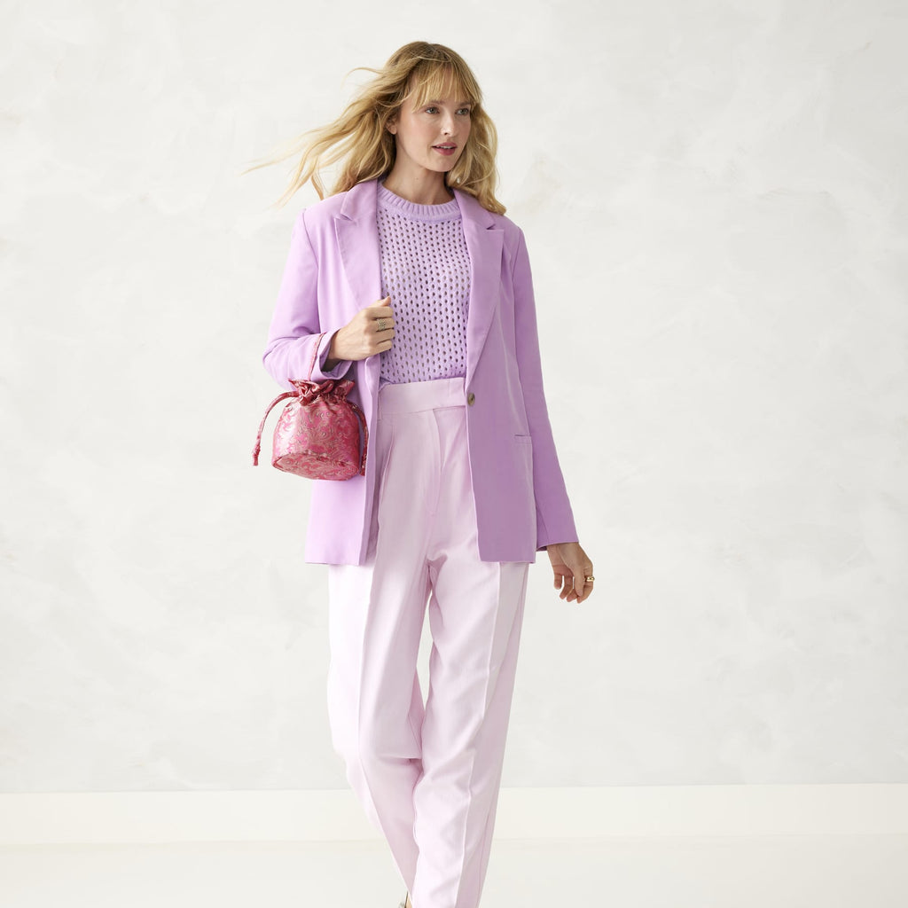 Wicked Tilden Drawstring Crossbody in Positively Pink