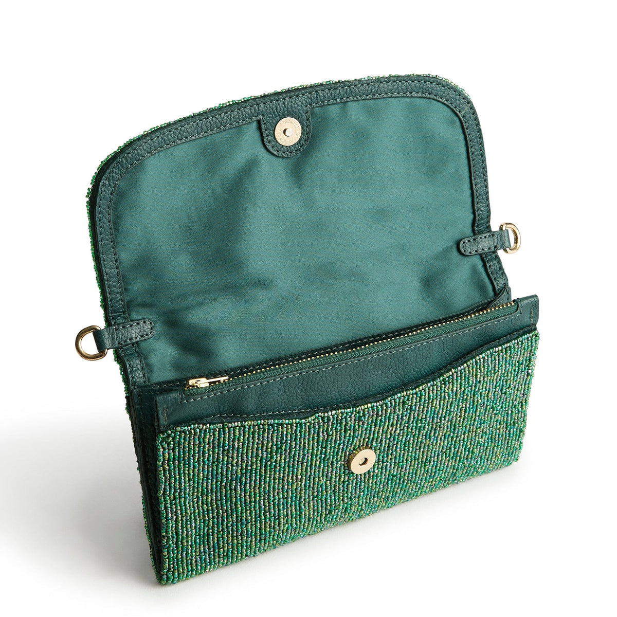 Wicked Wildwood Wallet Crossbody in Land of Oz Beads