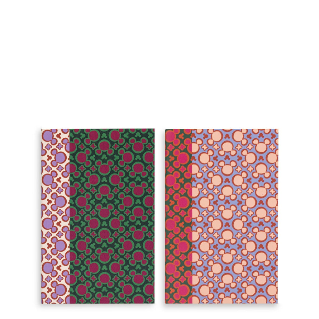 Disney Mini Notebook Set of 2 in Mickey Mouse Kaleidoscope Multi