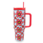 Disney Stainless Steel XL Tumbler with Handle in Mickey Meadow Daisy