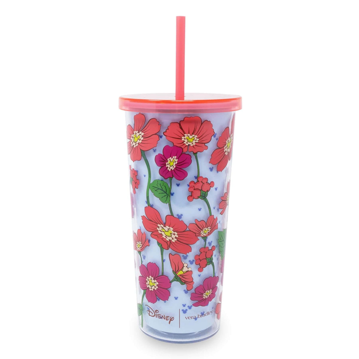 Disney Tumbler with Straw in Mickey Meadow
