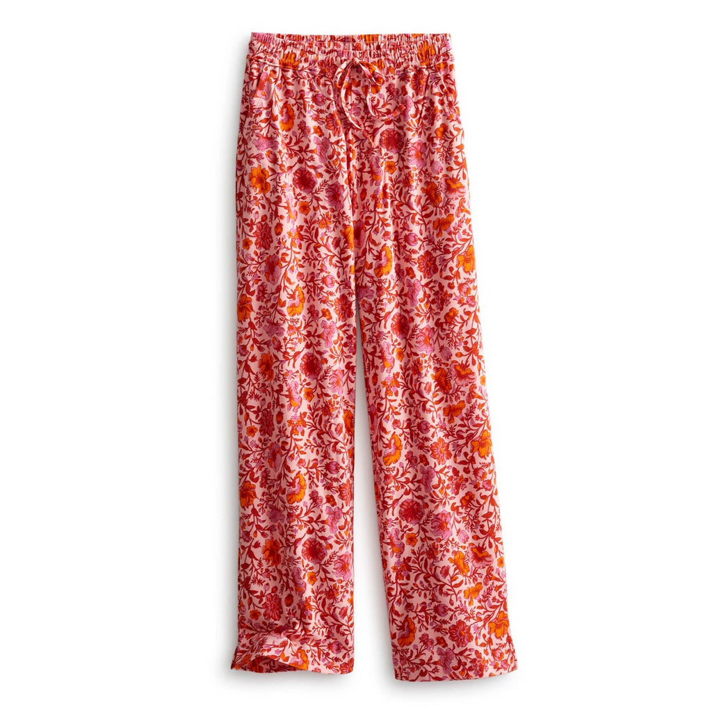 Button-Down Pajama Set in Flourishing Garden Light
