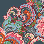 Mini Adair Spinner Carry-On in Leaf Me Not Paisley Dark Slate