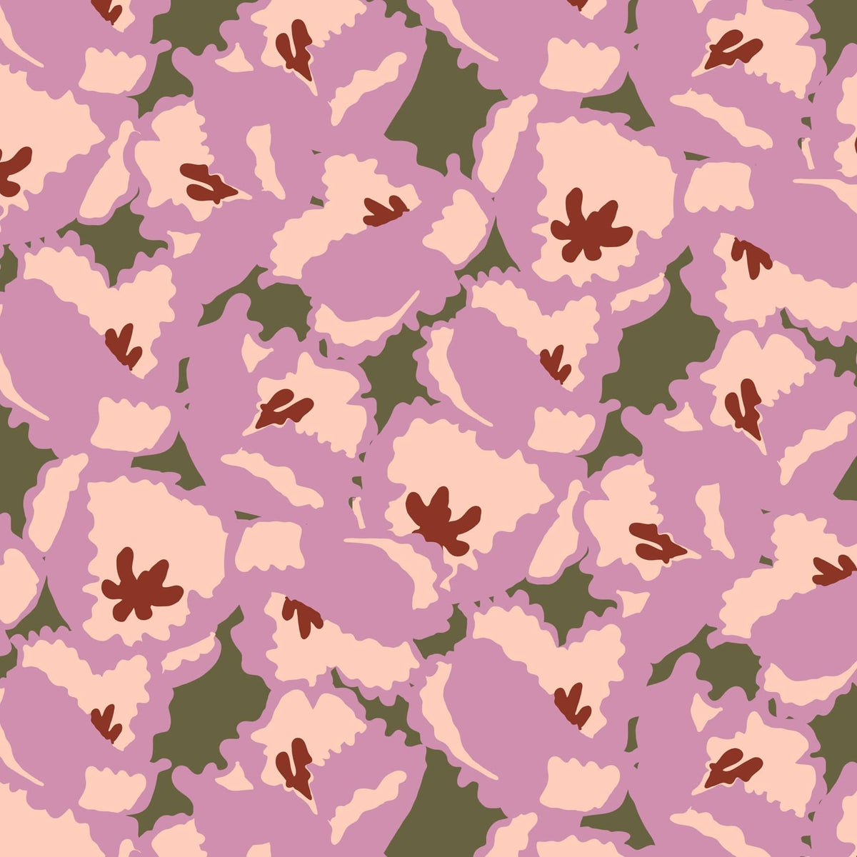 29 Inch Adair Checked Spinner in Curly Tulips Purple