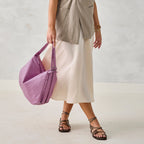 Calera Convertible Backpack Shoulder Bag in Smoky Grape