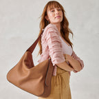 Tifton Hobo Shoulder Tote in Roasted Pecan