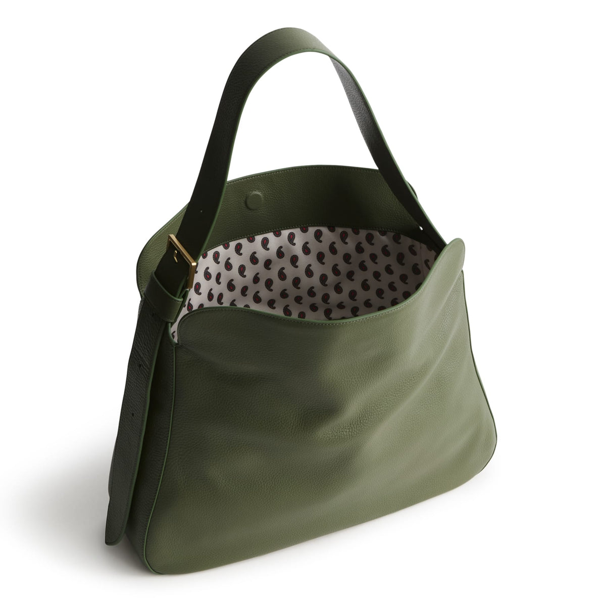 Tifton Hobo Shoulder Tote in Bronze Green