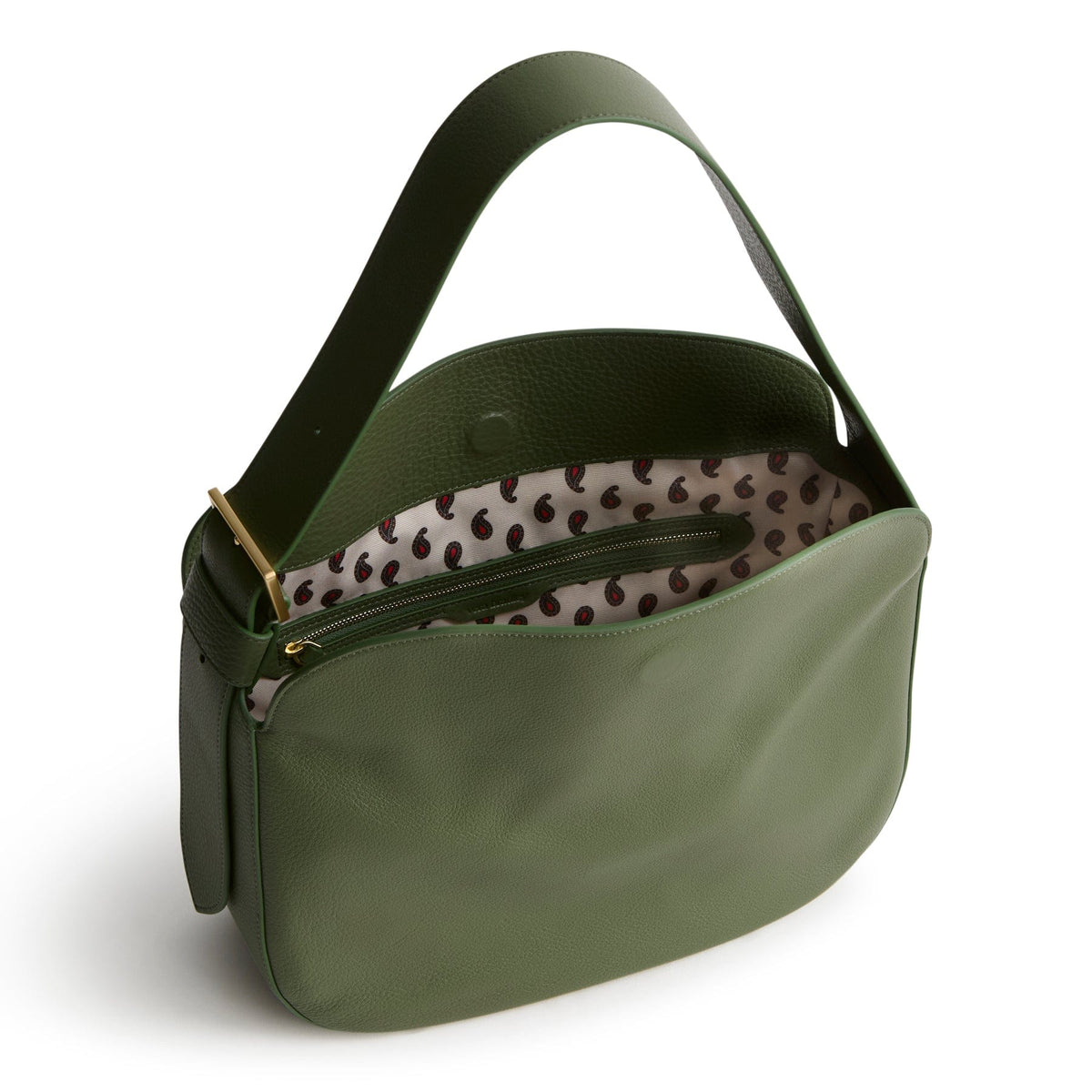 Tifton Shoulder Bag Purse in Bronze Green