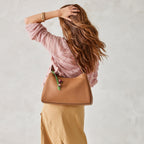 Frazier Shoulder Bag Purse in Roasted Pecan