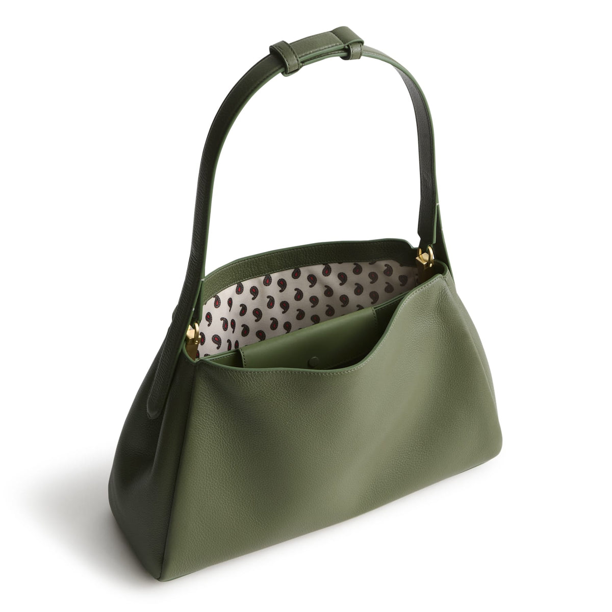 Frazier Shoulder Bag Purse in Bronze Green