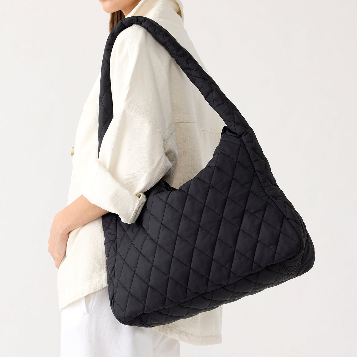 Tifton Hobo Tote Bag in Moonless Night
