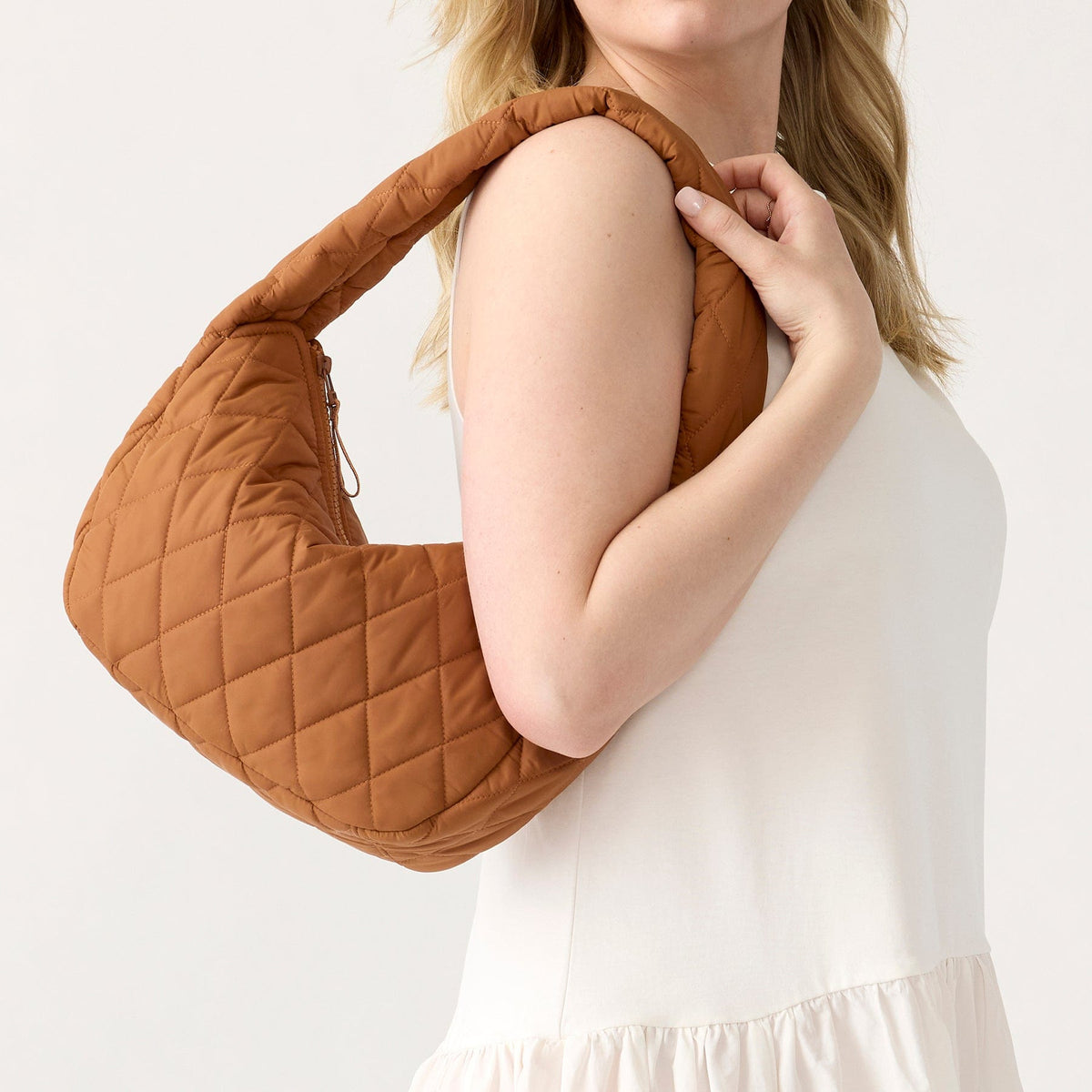 Tifton Shoulder Bag in Roasted Pecan