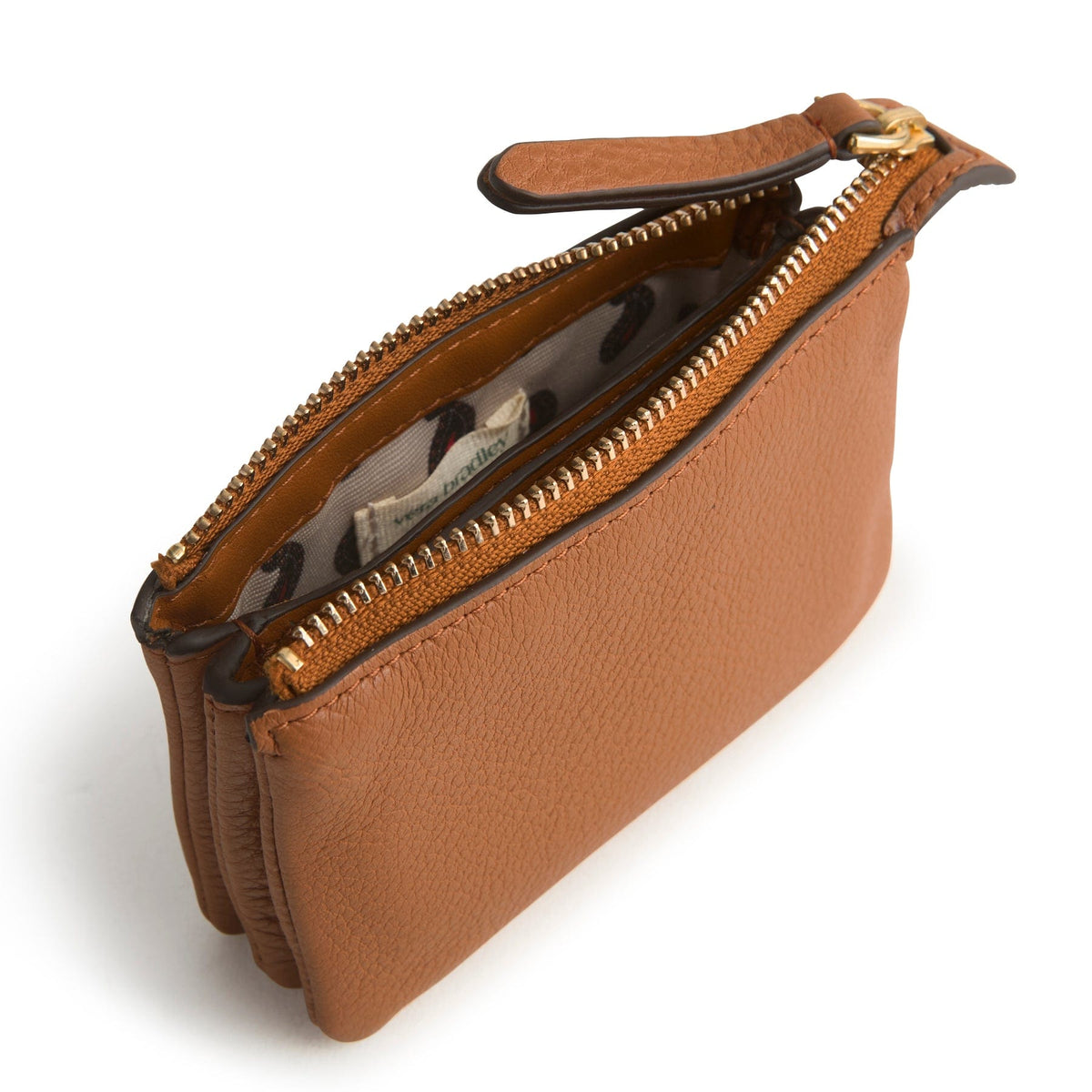 Accordion Card Case in Roasted Pecan