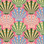 Beach Towel in Cottage Shells