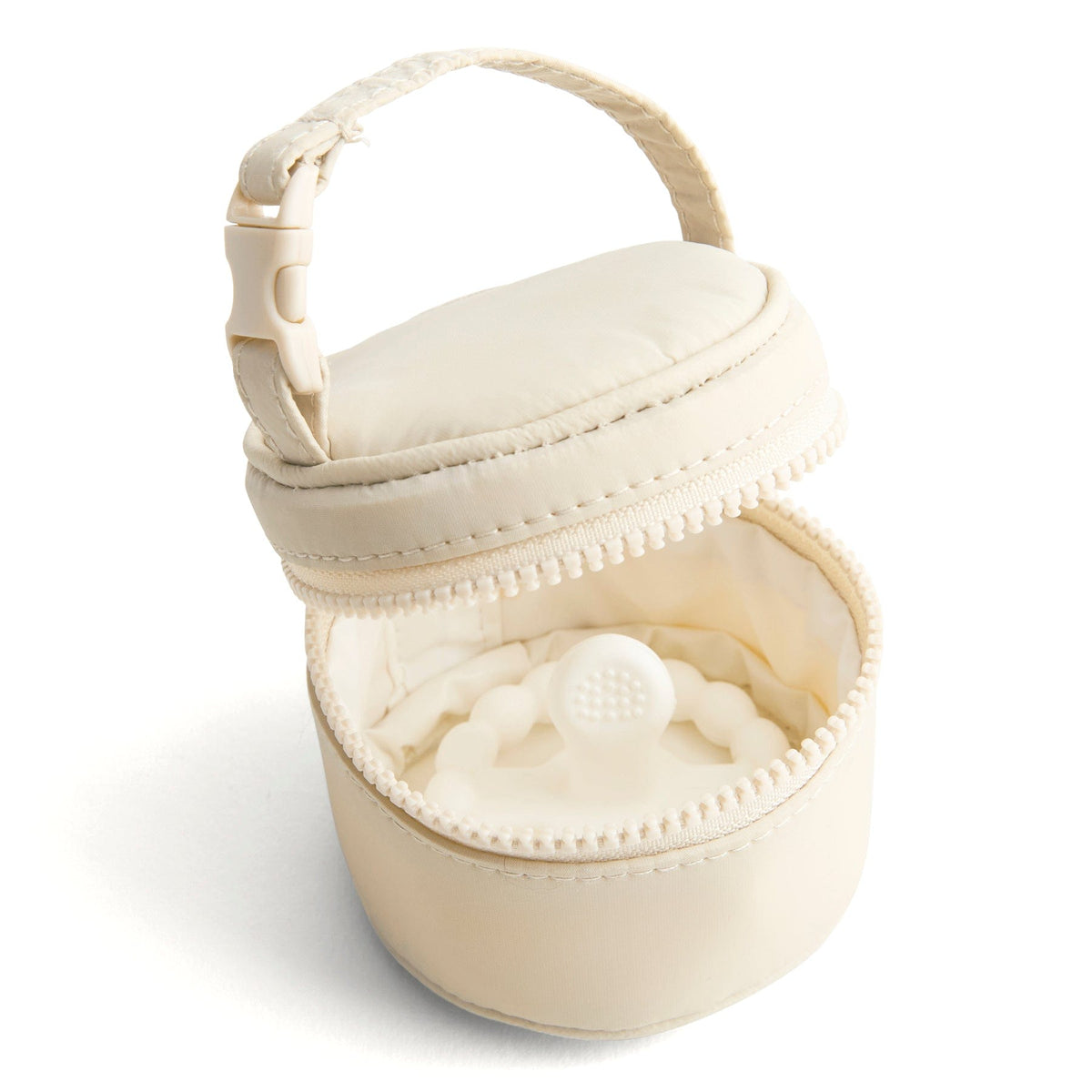 Welland Baby Pacifier Holder in Pumice Stone