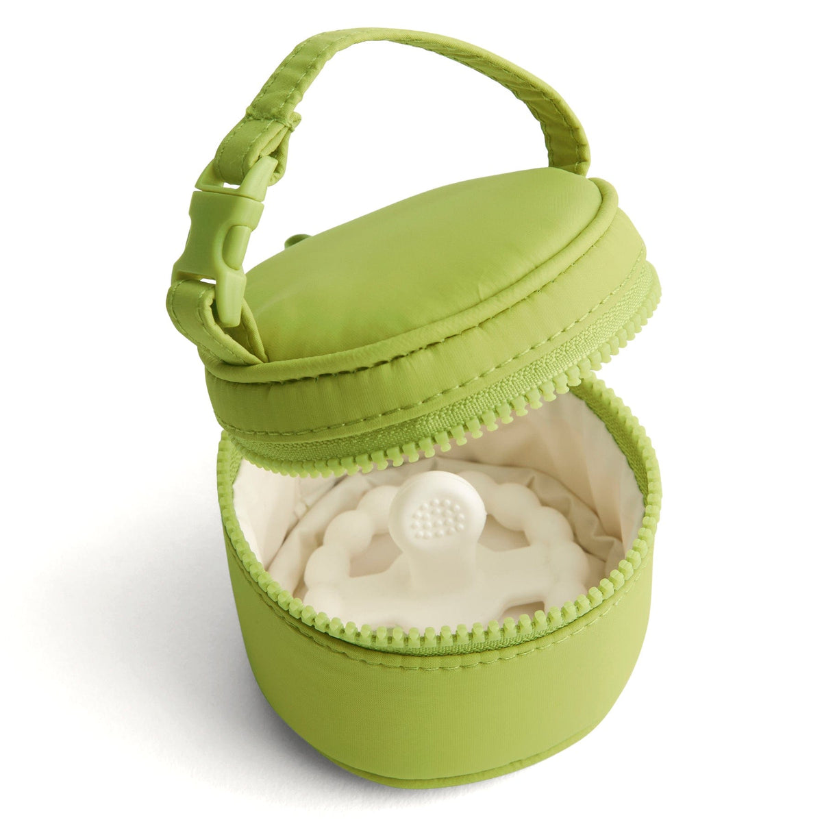 Welland Baby Pacifier Holder in Spinach Green
