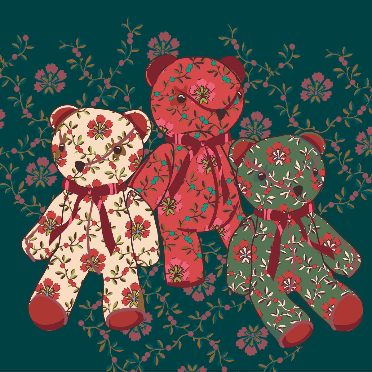 Ceramic Mug in Beary Festive