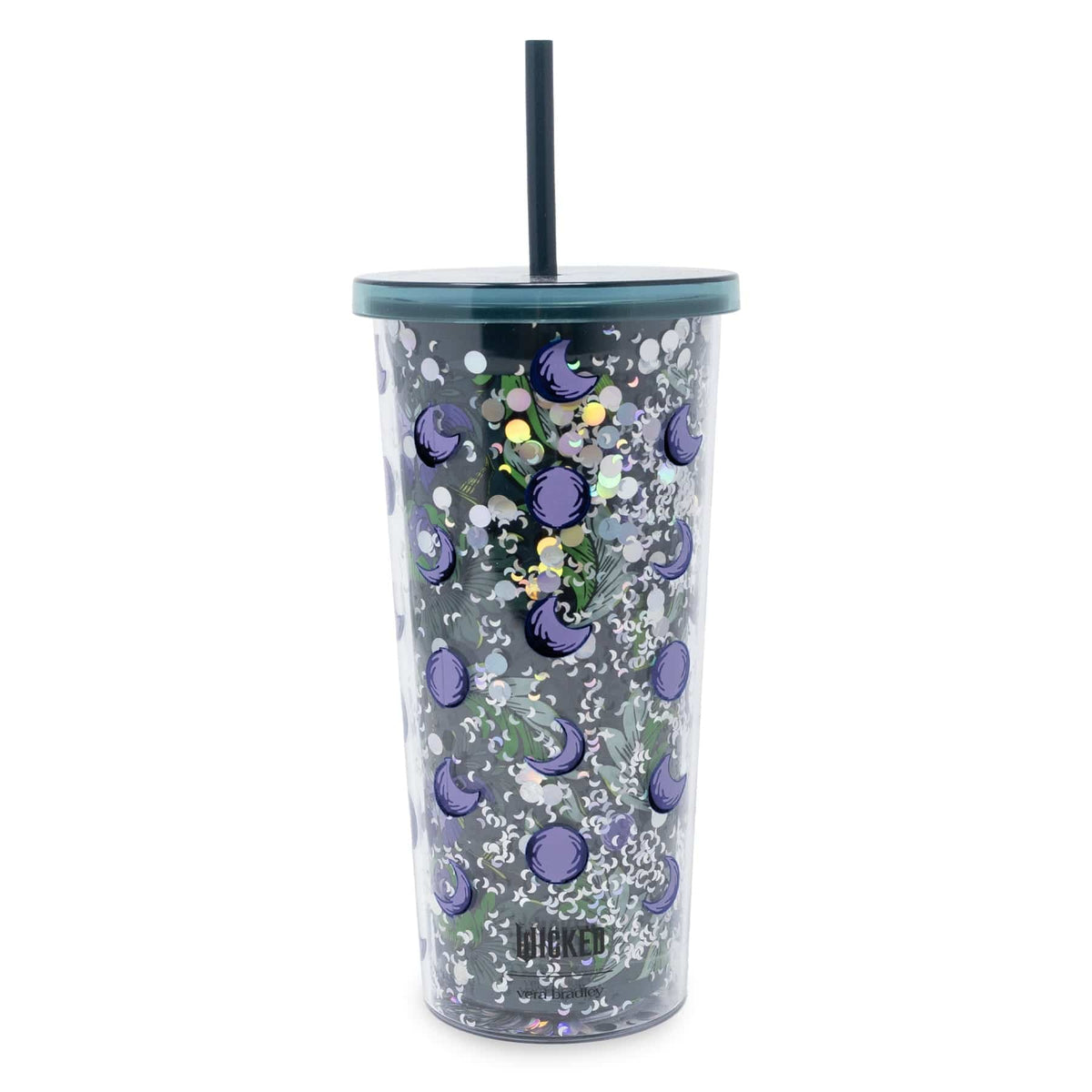 Wicked Tumbler with Straw in Wickedly Beautiful