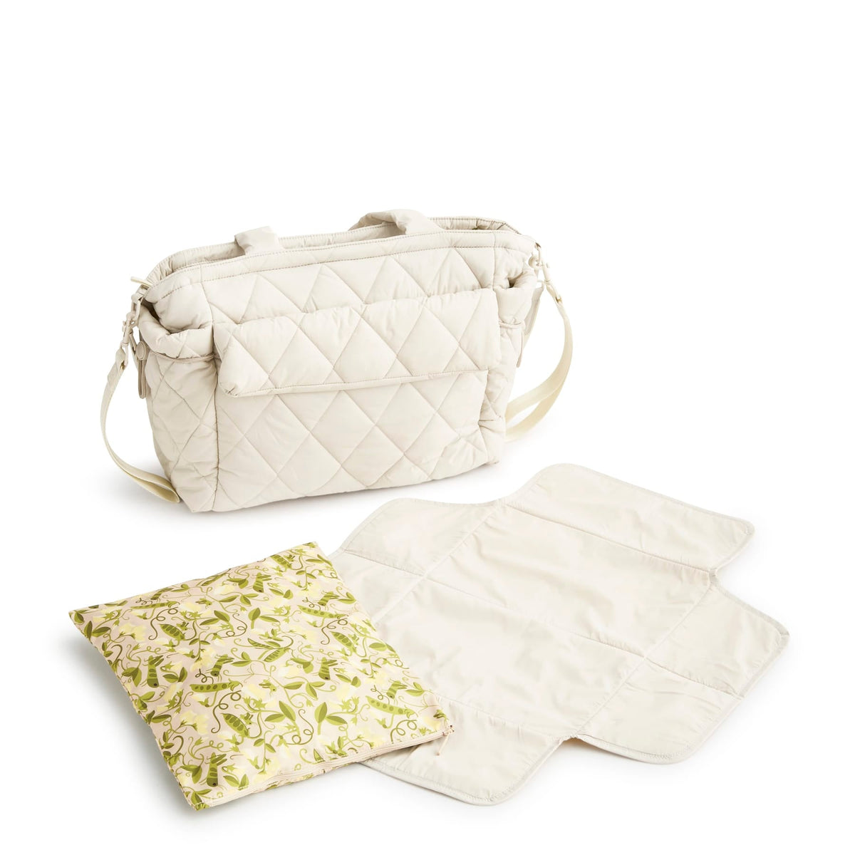 Welland Diaper Bag Tote in Pumice Stone