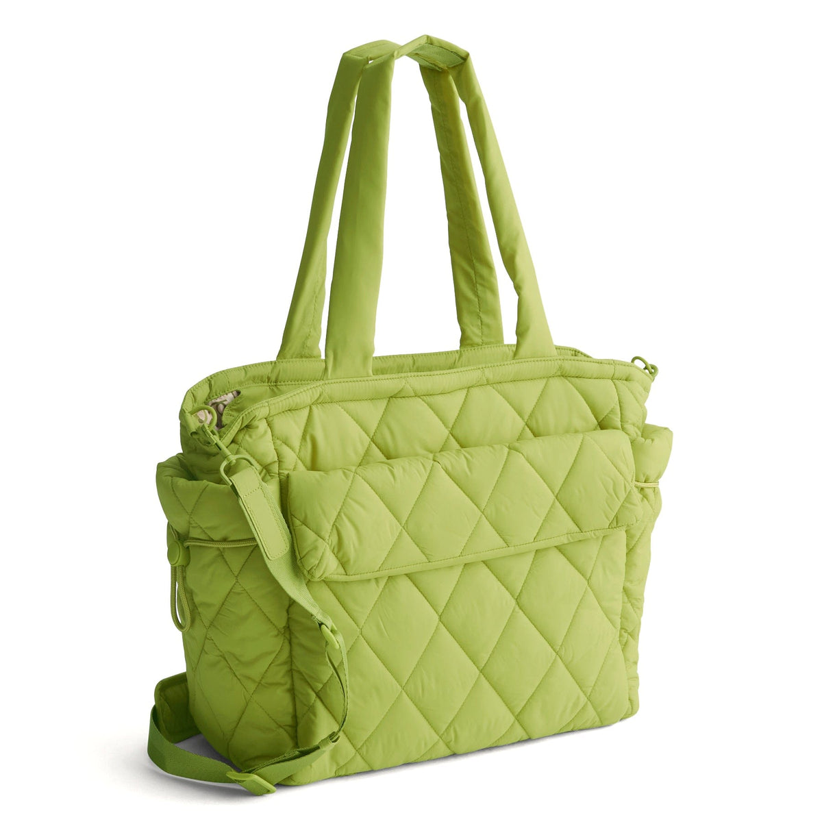 Welland Diaper Bag Tote in Spinach Green