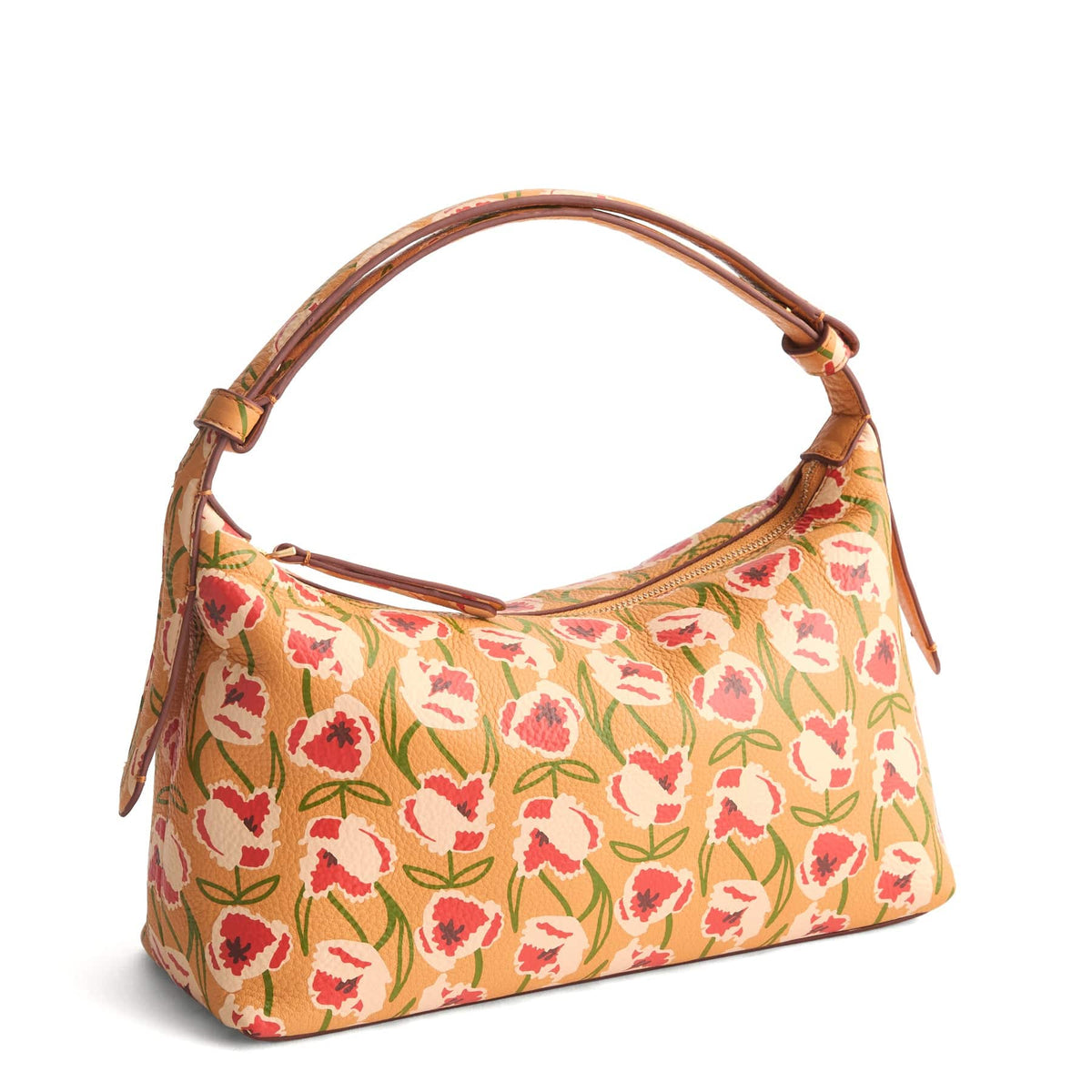 Roxbury Crescent Shoulder Bag in Curly Tulips