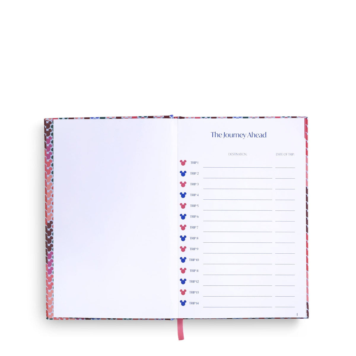 Disney Travel Journal in Mickey Meadow Stripe