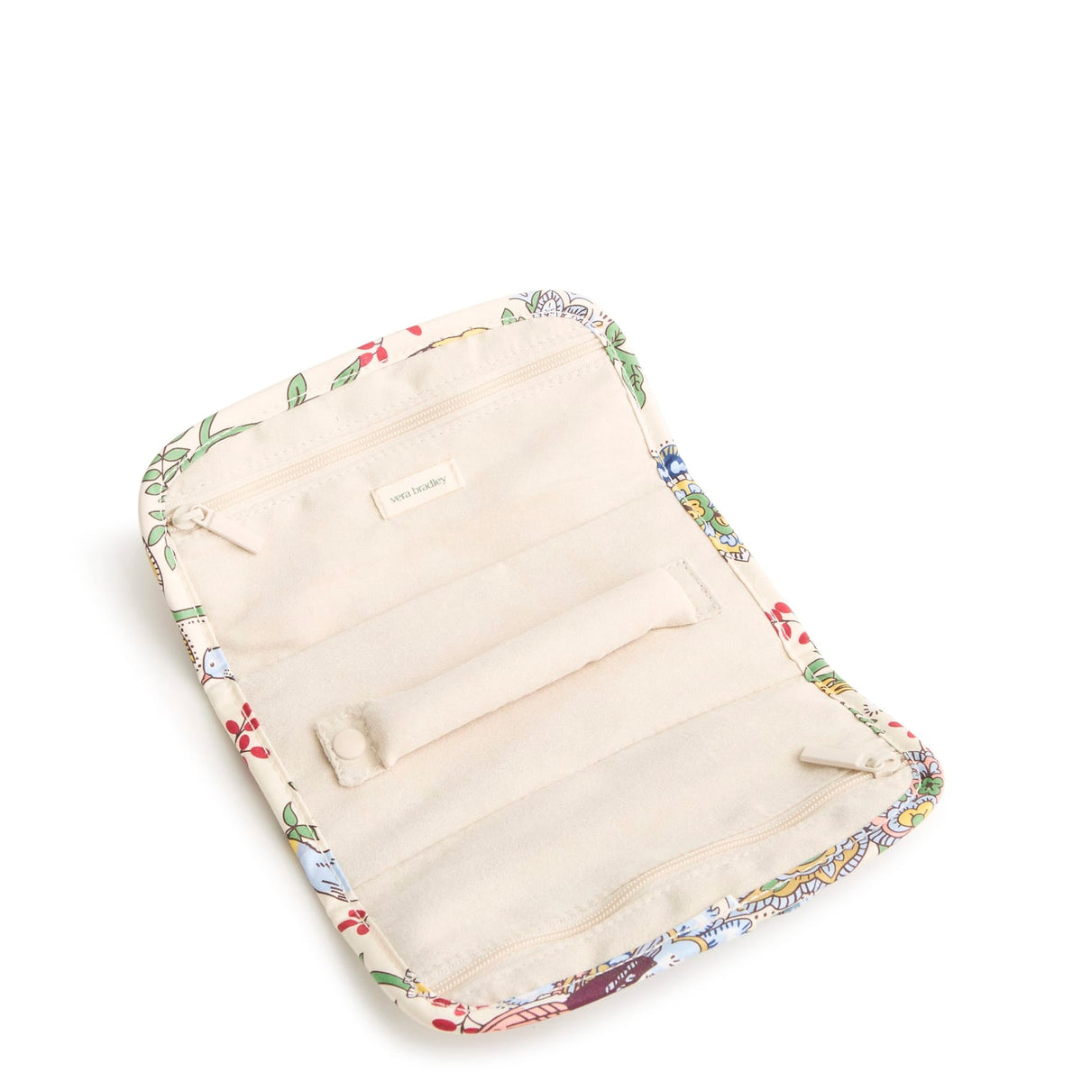 Travel Jewelry Roll in Prairie Blooms