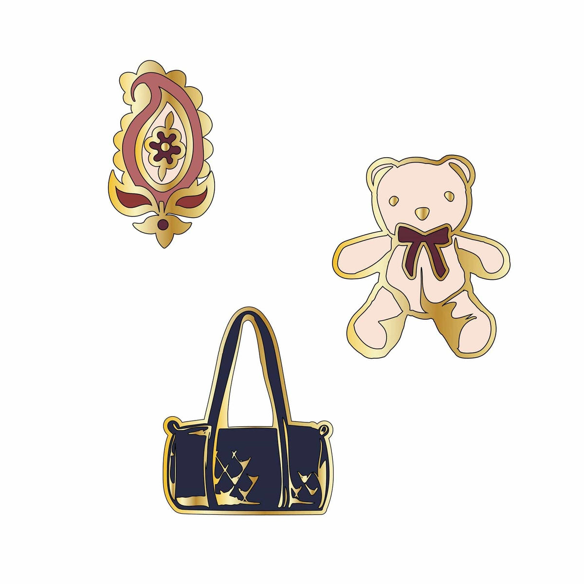 Phone Chain Wristlet Strap in Heritage Icons