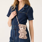 Classic Bear Crossbody in Eclectic Paisley Cottage Cream