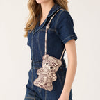 Classic Bear Crossbody in Eclectic Paisley Cottage Cream