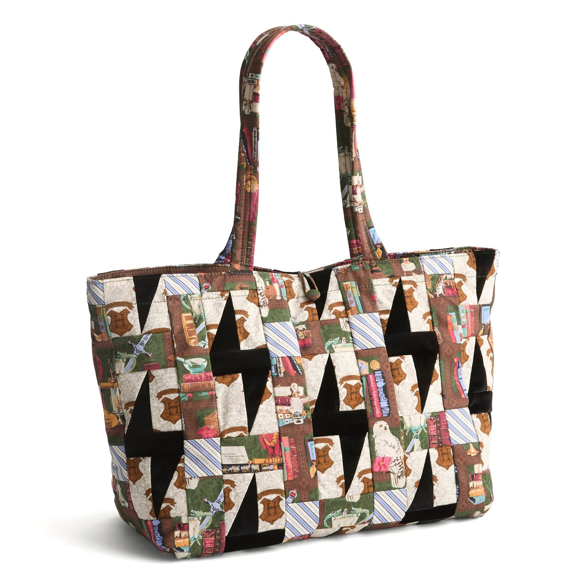 Harry Potter Hathaway Tote in Hogwarts Library Patchwork