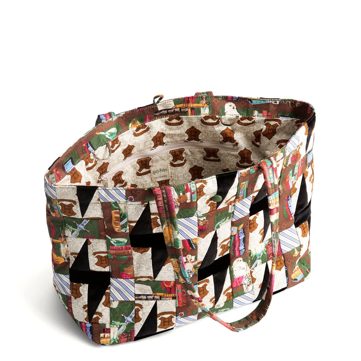 Harry Potter Hathaway Tote in Hogwarts Library Patchwork