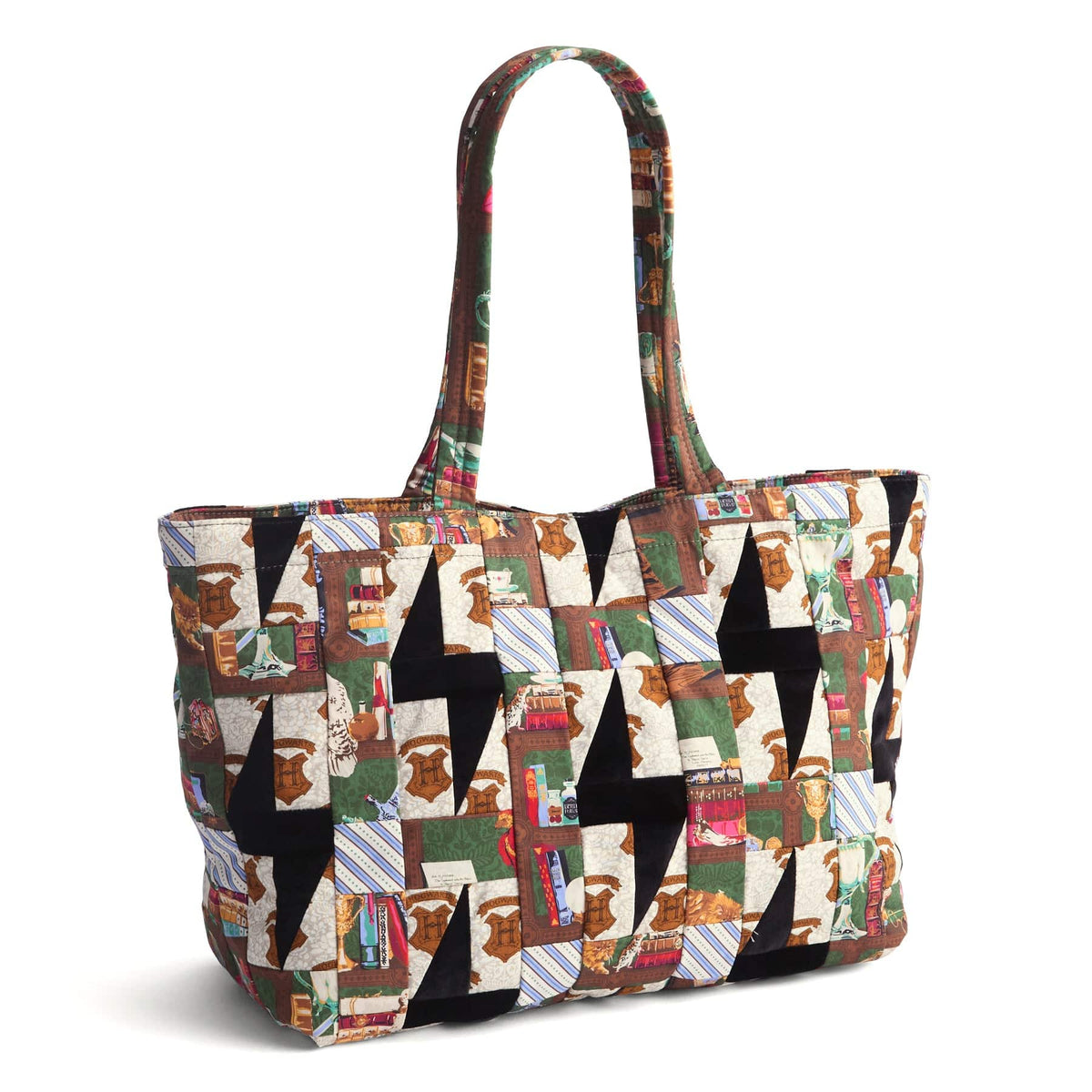Harry Potter Hathaway Tote in Hogwarts Library Patchwork